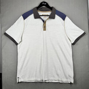 Carbon2Cobalt Men's Short Sleeve Polo Shirt Size Large‎ Casual Vacation